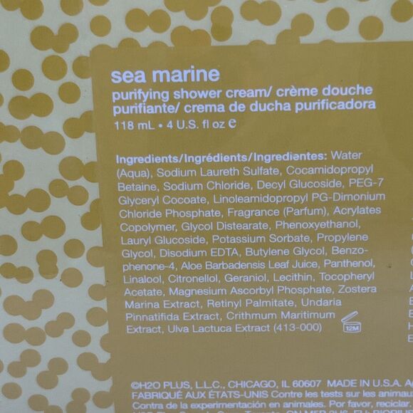 H2O+ SPA SEA MARINE Shower Cream | Sugar Scrub | Body Cream Gift Set - Picture 3 of 9